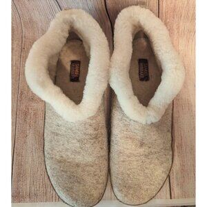 Samuel Hubbard "Hubbard Clouds" Heather Shearling Slippers 10M